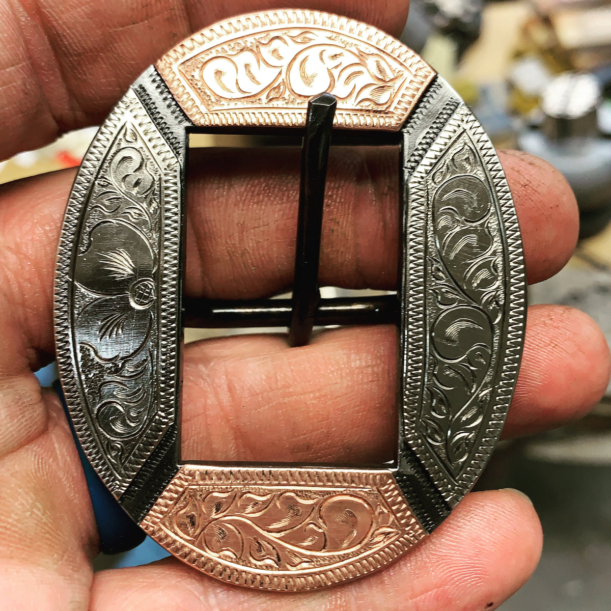 Handmade conchos. 1 string of 6 conchos – Hornytoad Saddlery