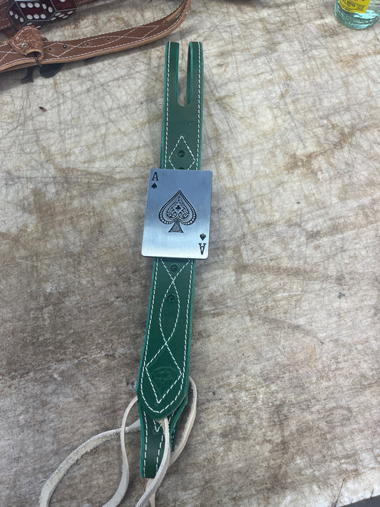Ace Buckle Green headstall