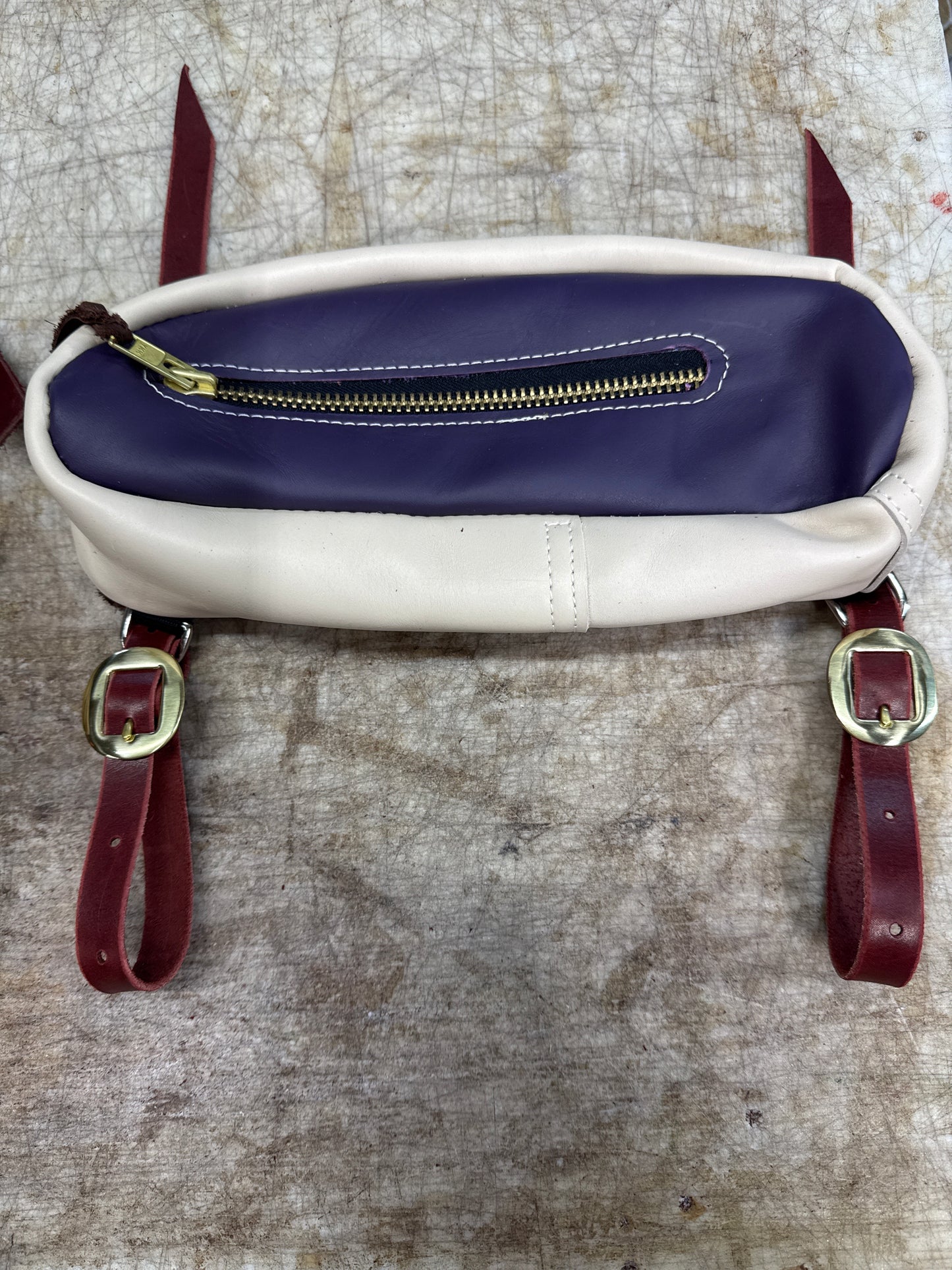 Small purple bag