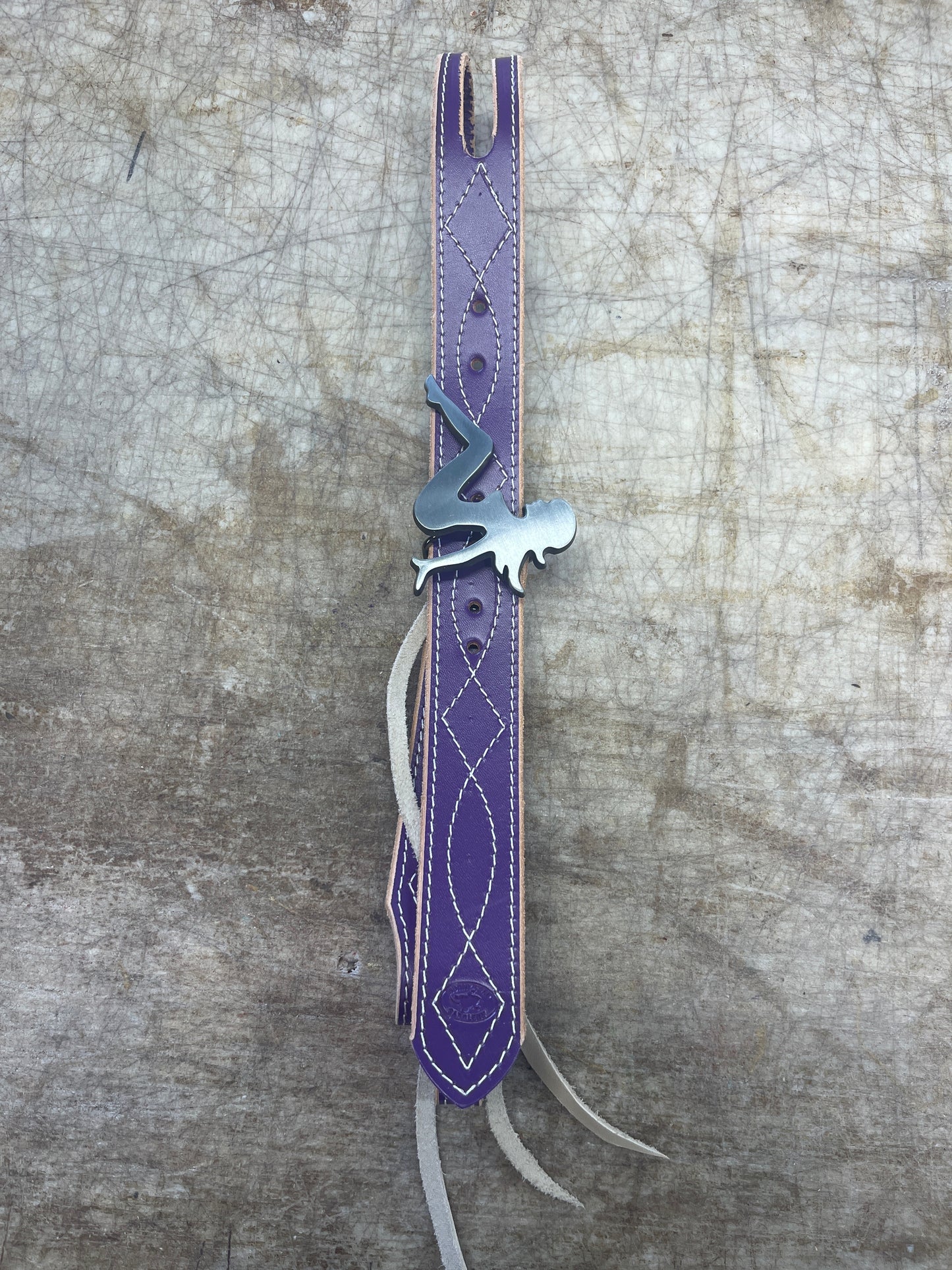 Purple mud flap