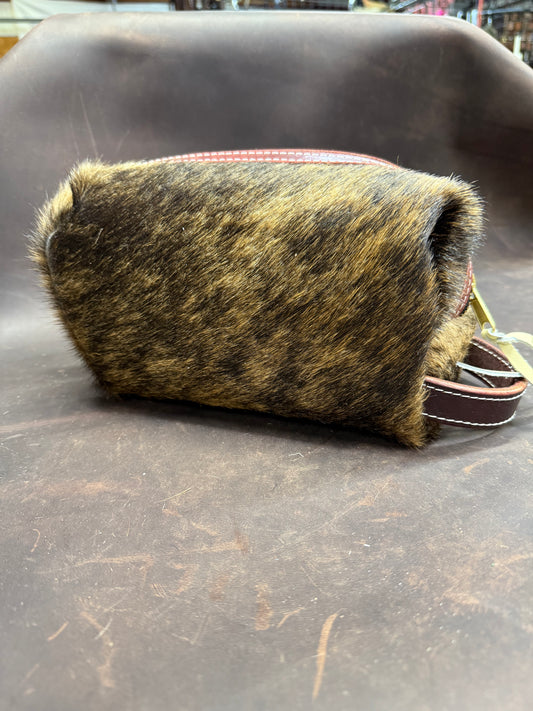 Brindle hair on bag