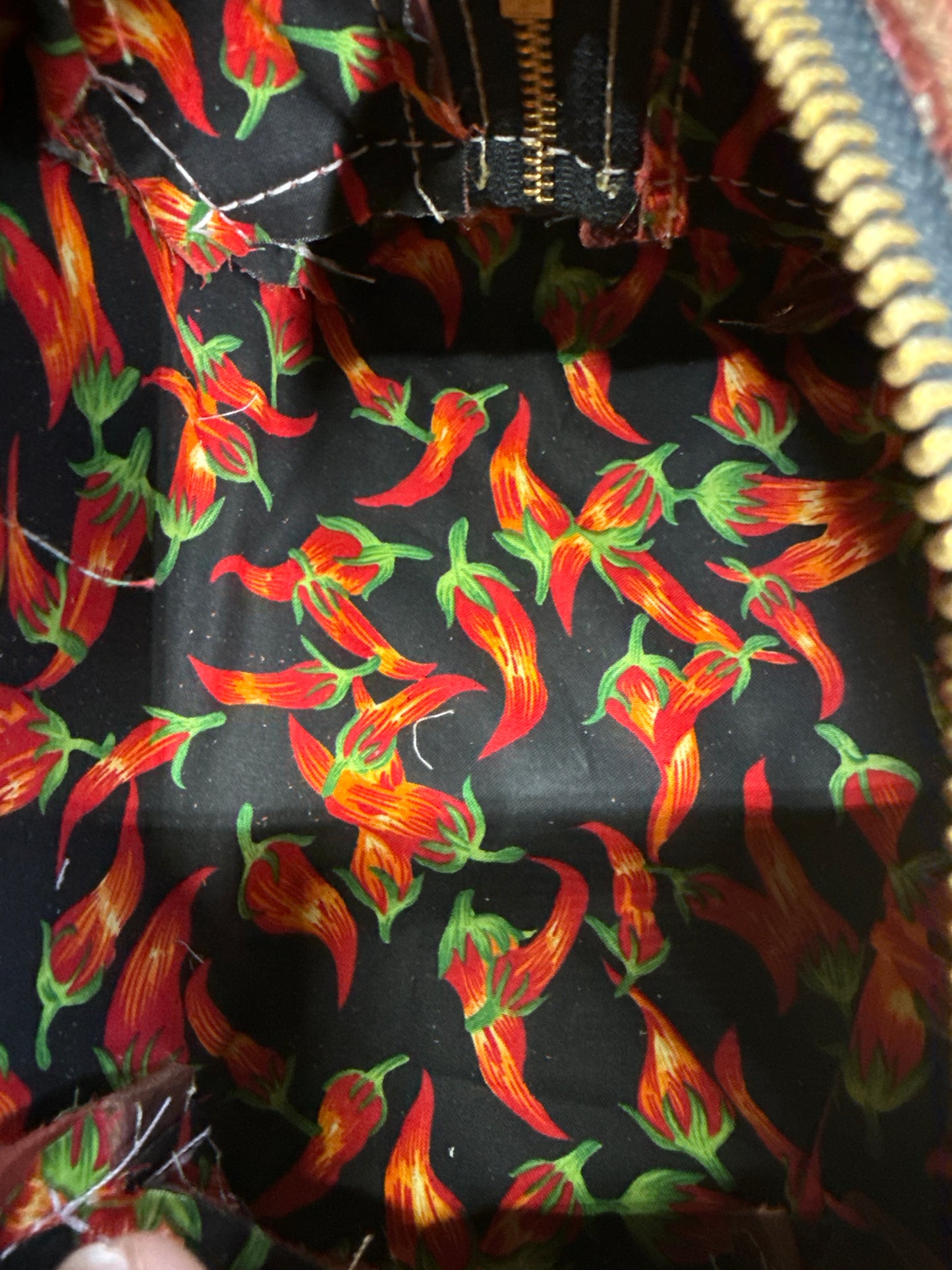 Red travel bag