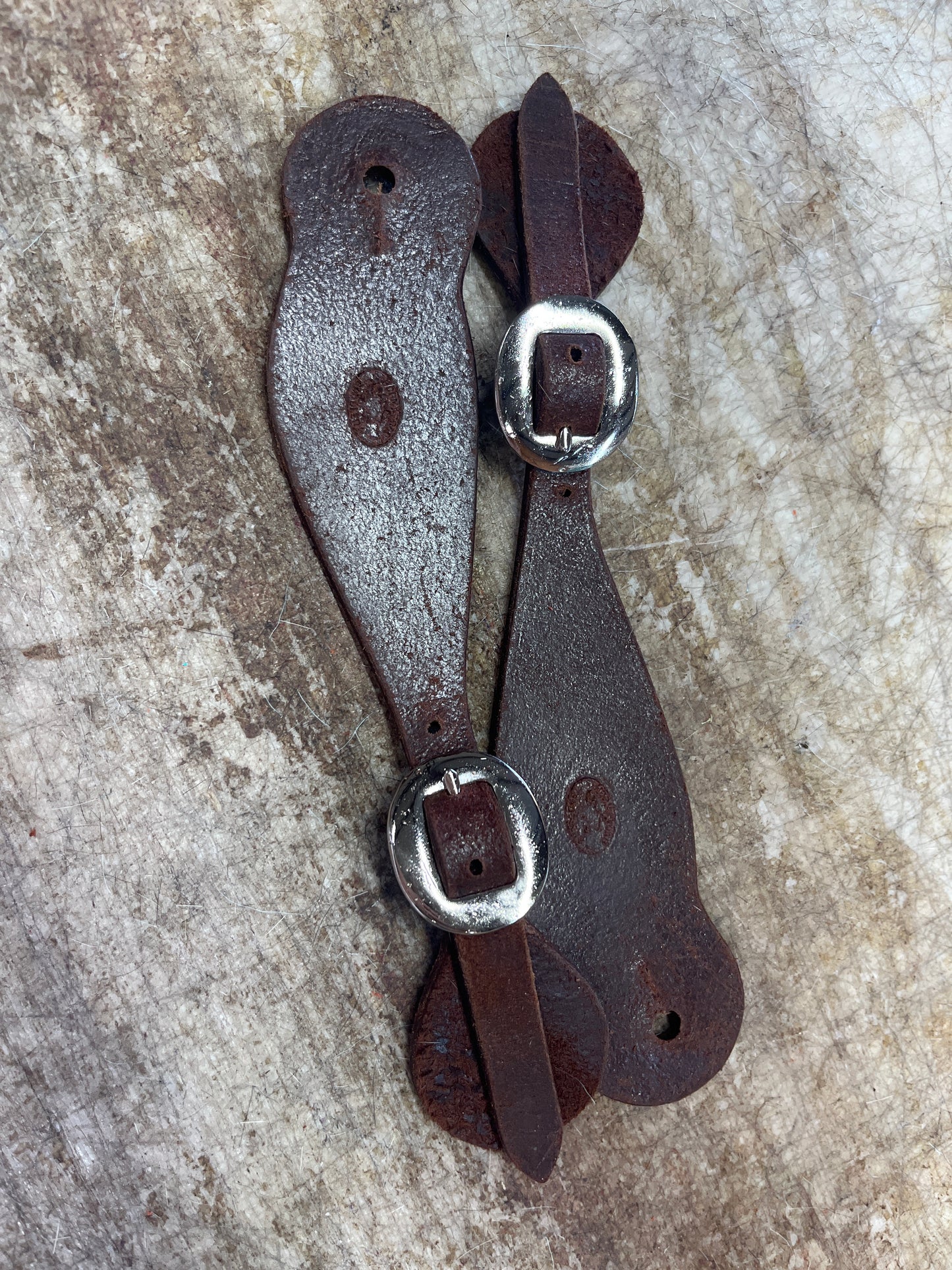 Small spur straps stainless