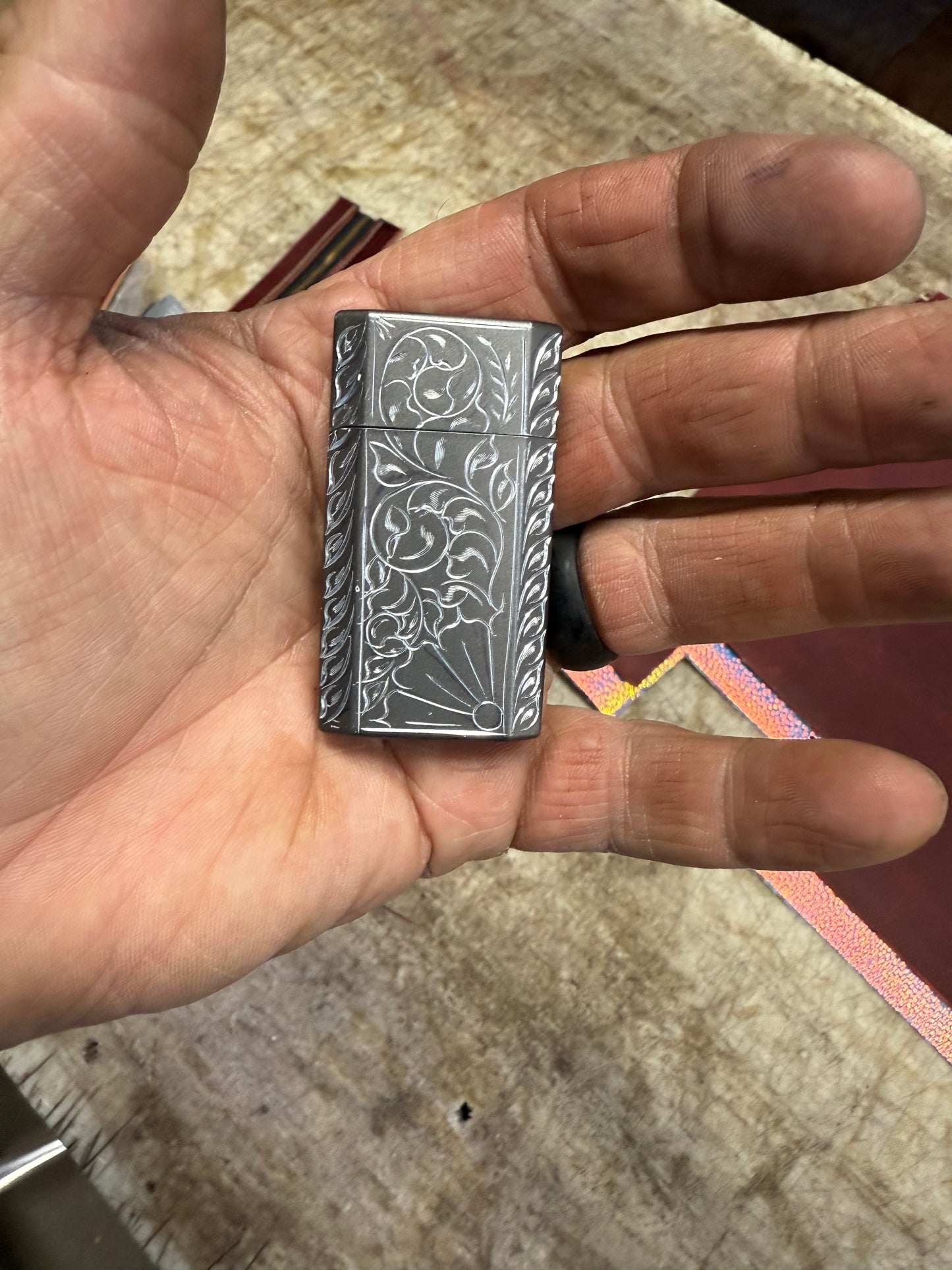 Engraved lighter