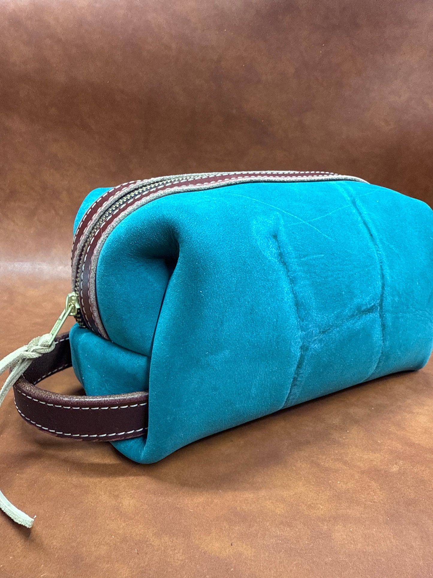Turquoise with brand