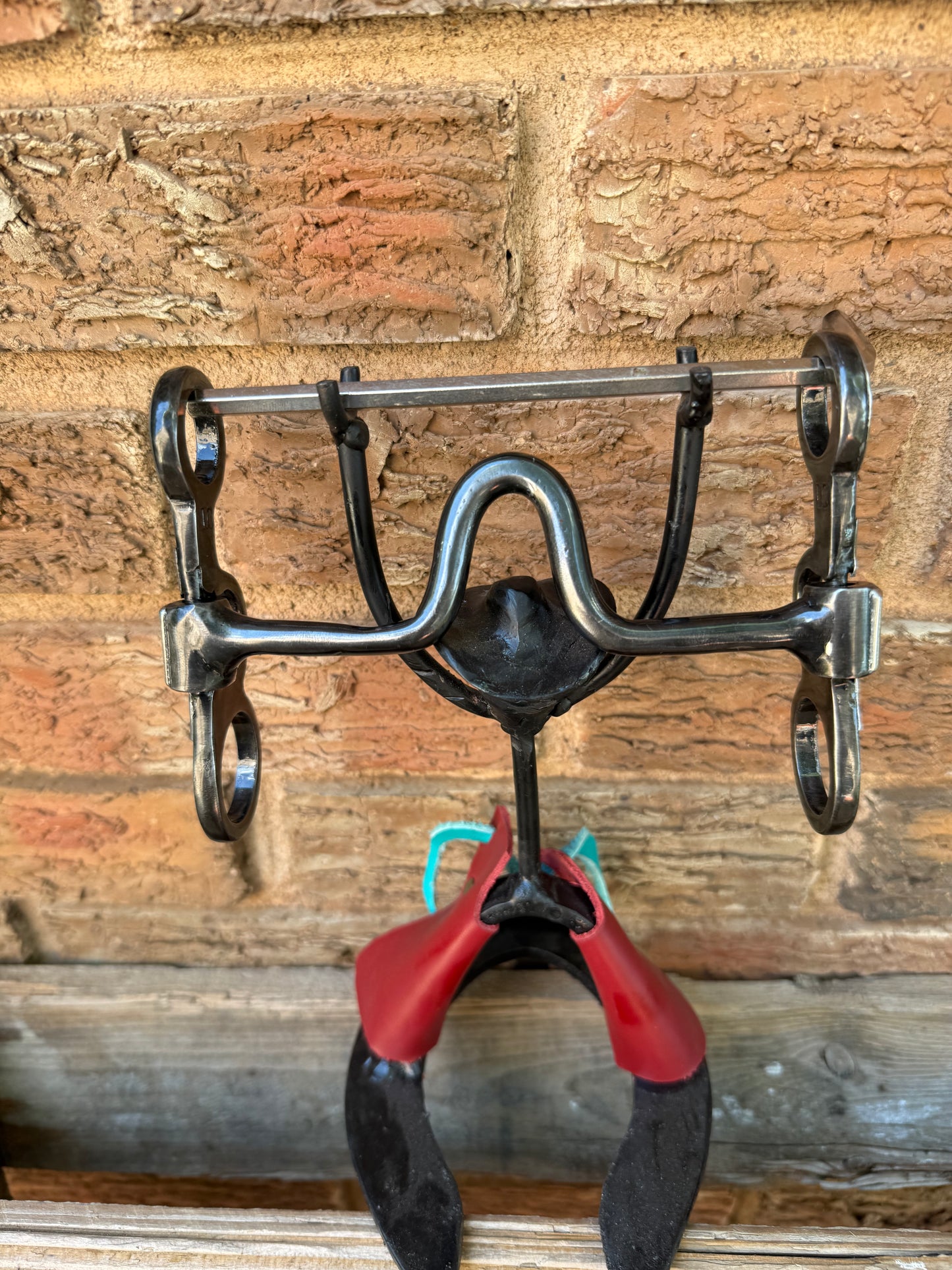Handmade short shank pony bit