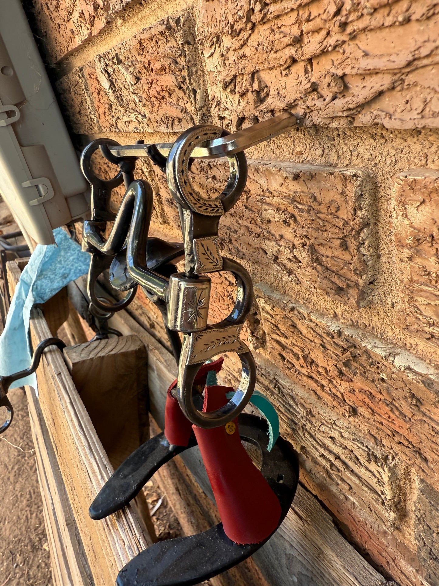 Handmade short shank pony bit