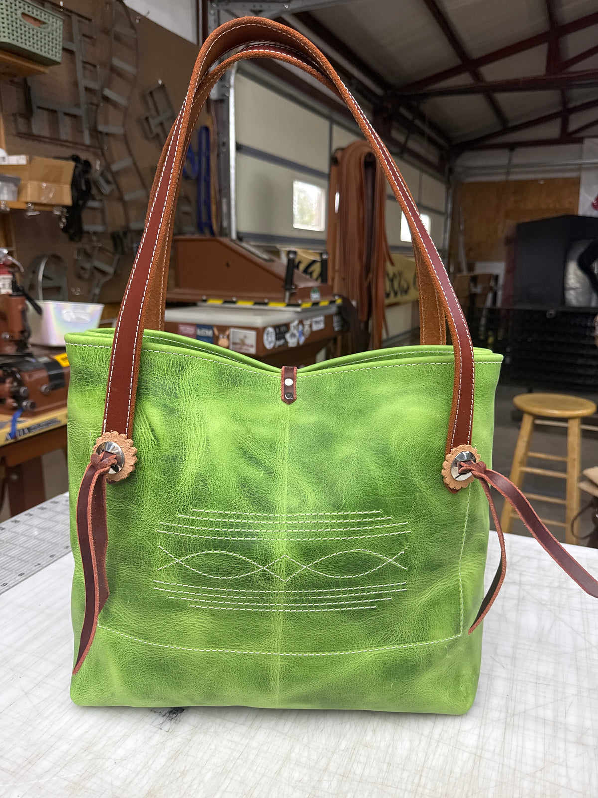 Green tote
