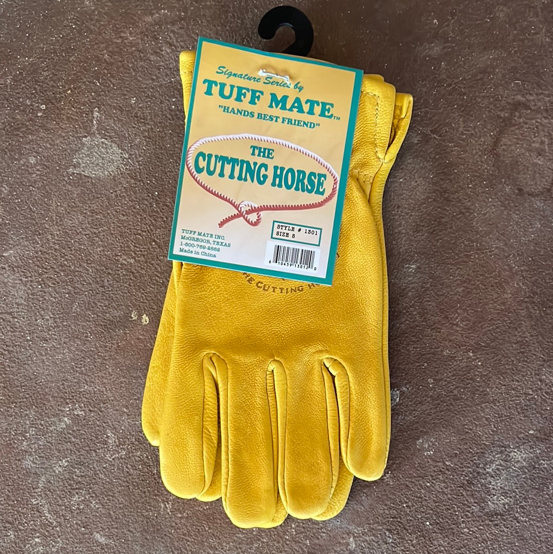 Size 5 Tuff Cutting Horse Gloves Hornytoad Saddlery