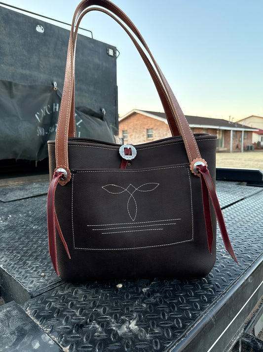 Brown tote