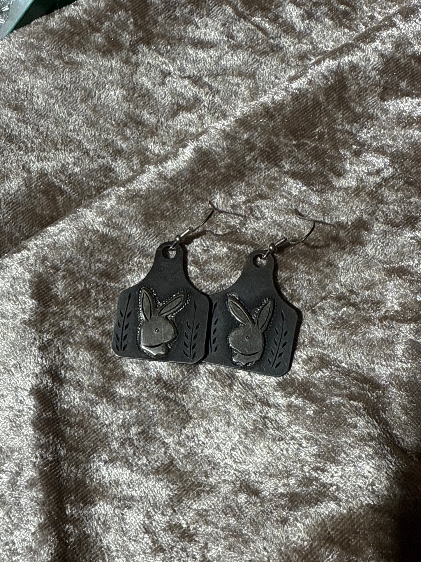 Playboy bunny earrings