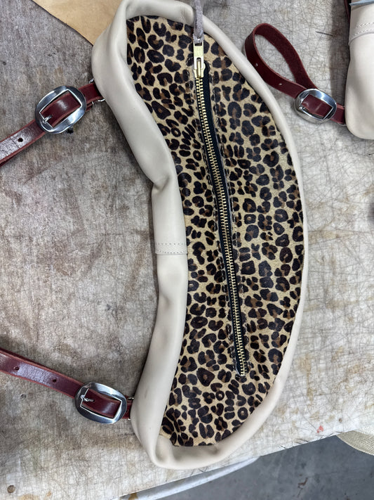 Cheetah cantle bag Large