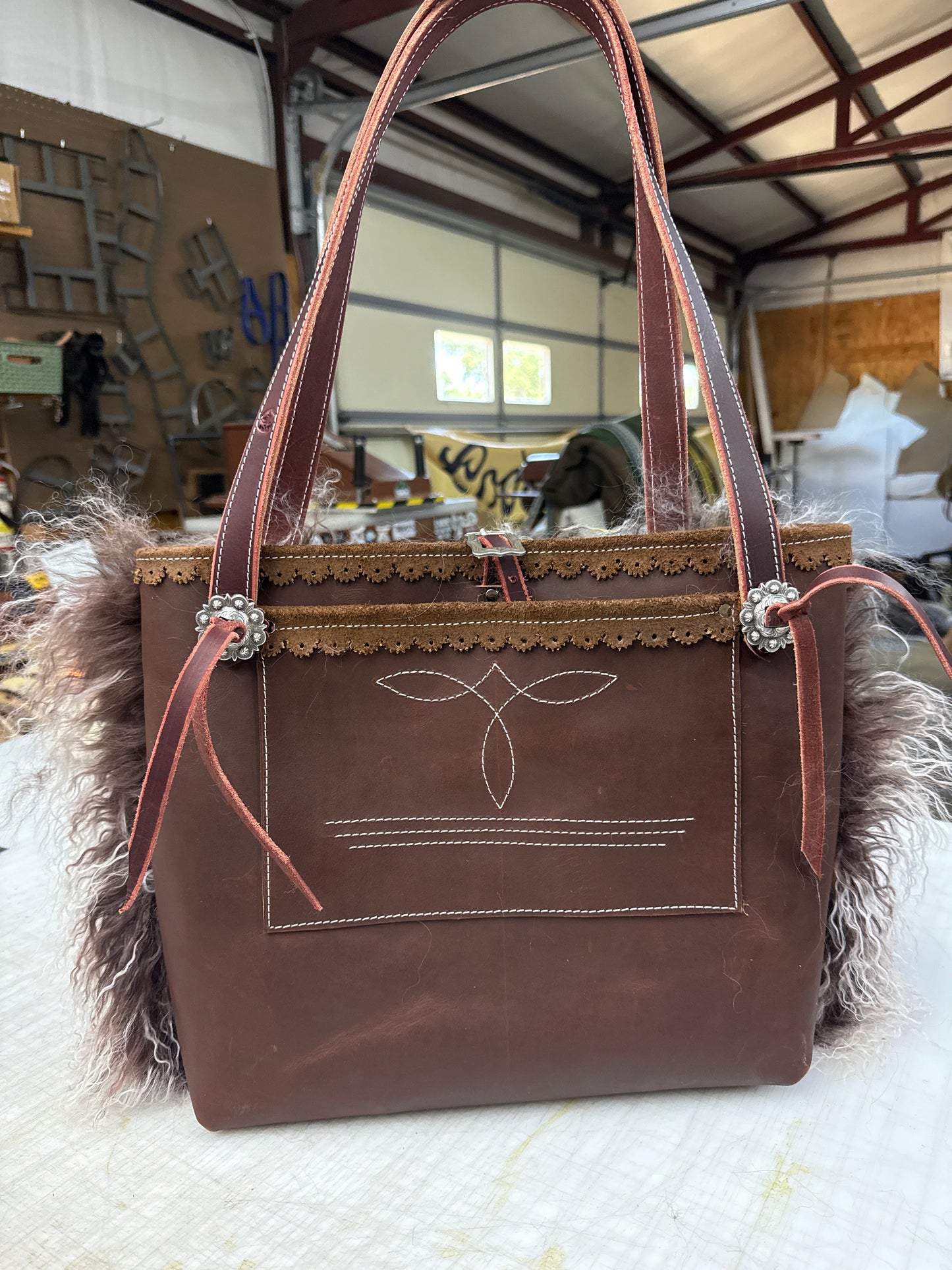 Brown woolie bag!!!