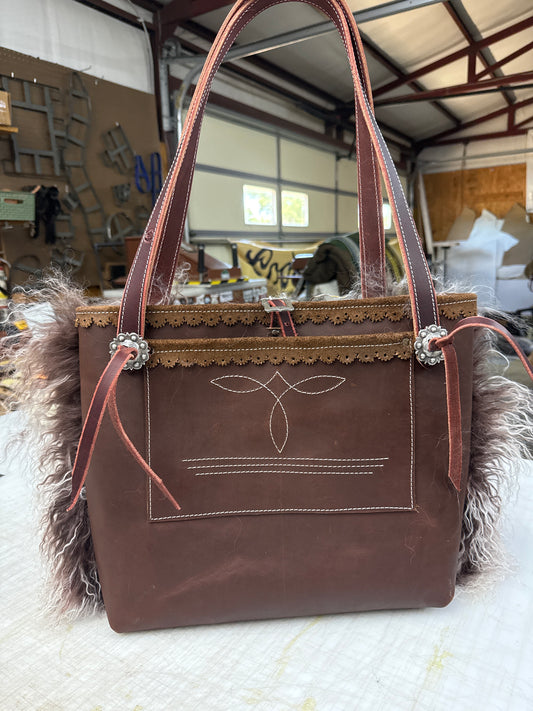 Brown woolie bag!!!