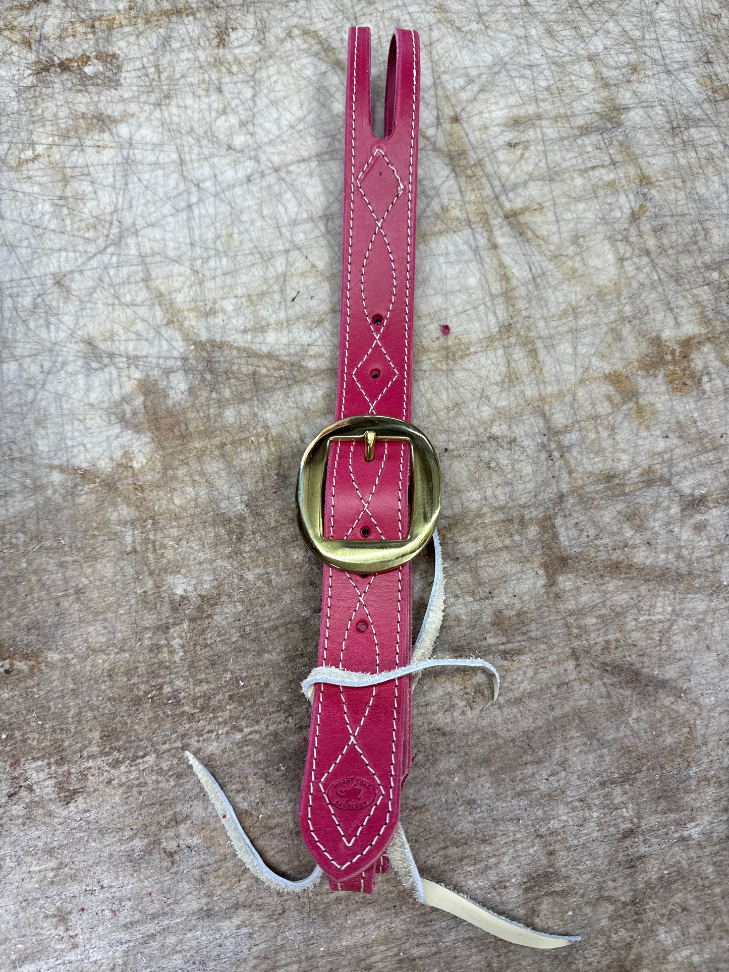 Pink belt headstall