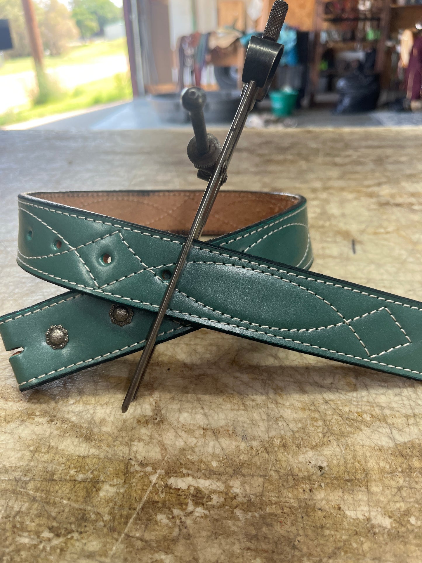 Green kids belt