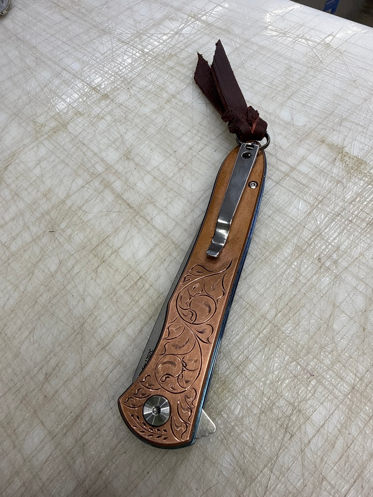 Engraved Artisan knife