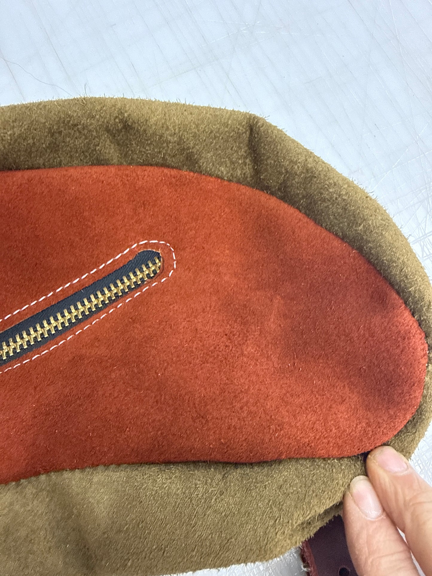 Rust large cantle bag