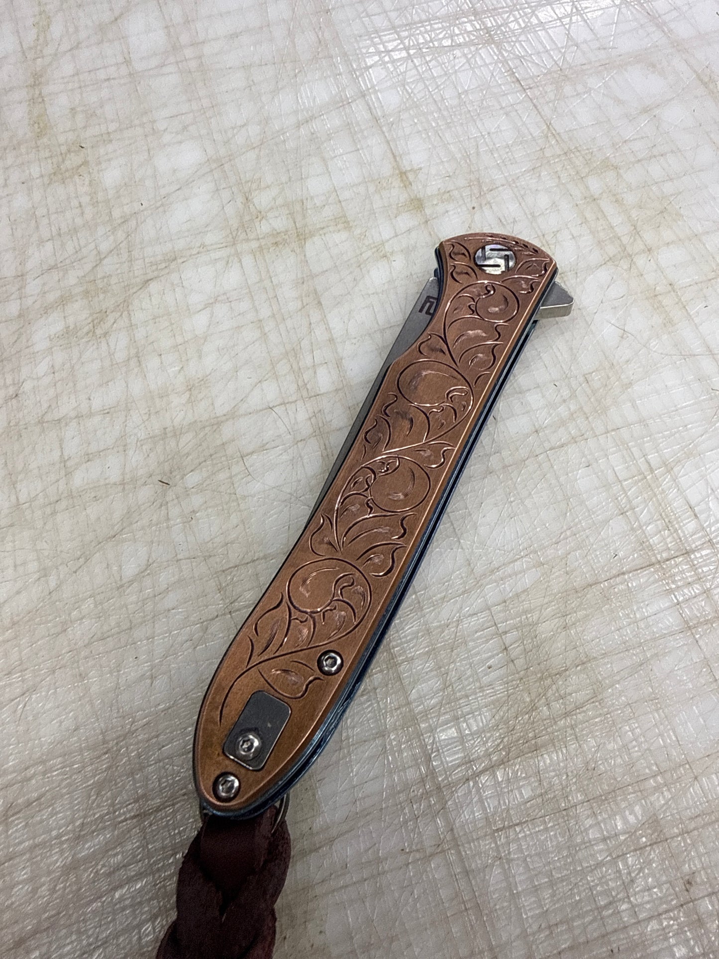 Engraved Artisan knife
