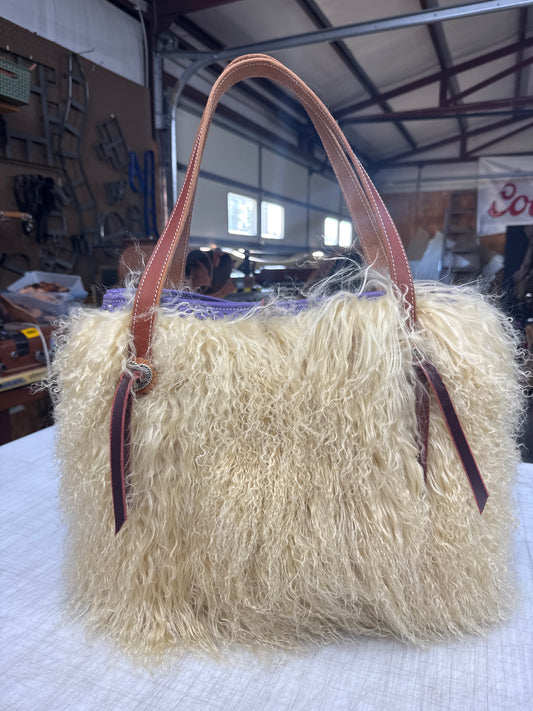 Purple woolie tote!