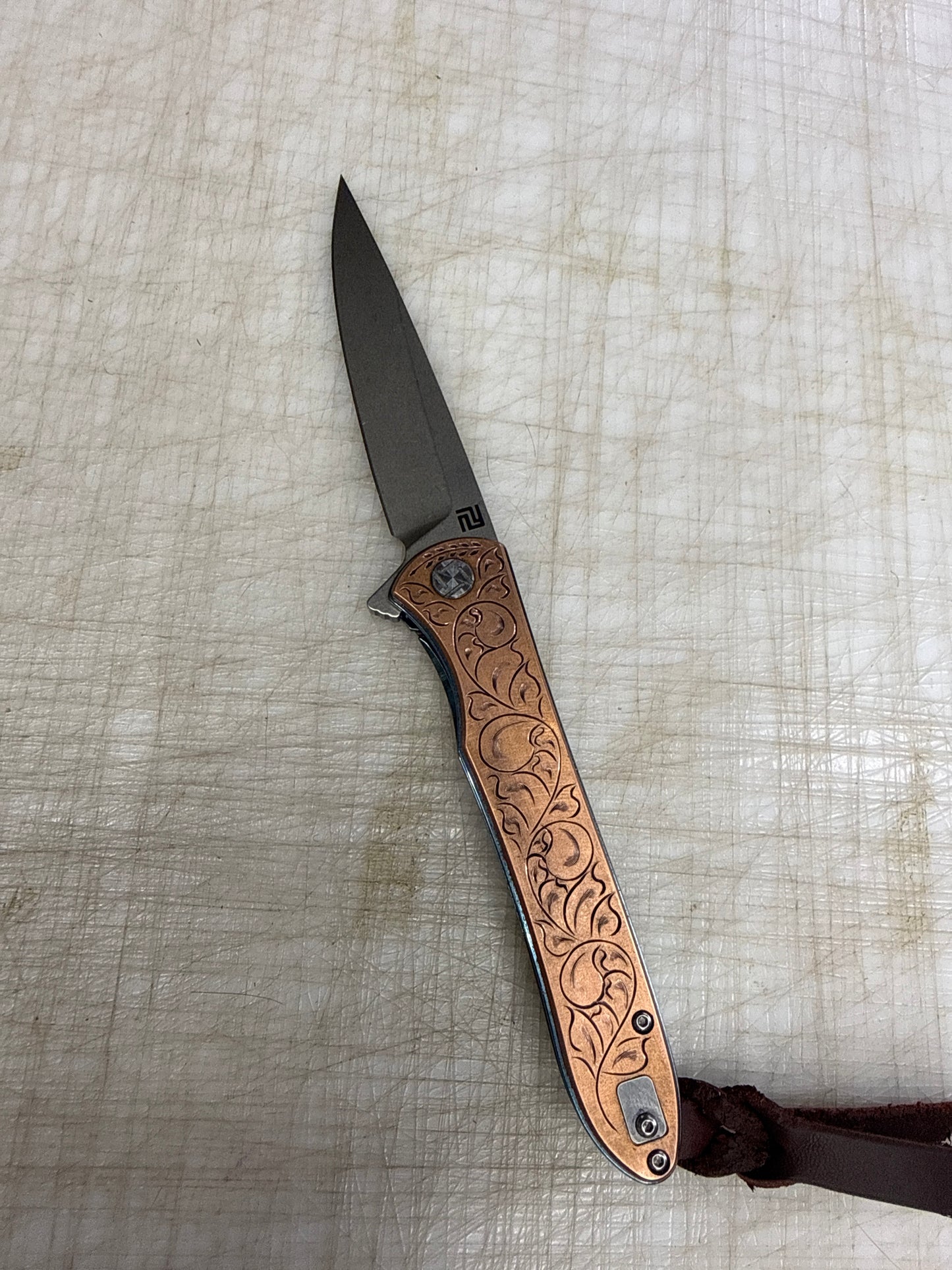 Engraved Artisan knife