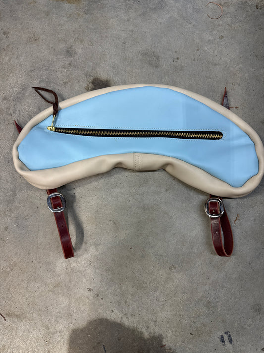 Large baby blue bag