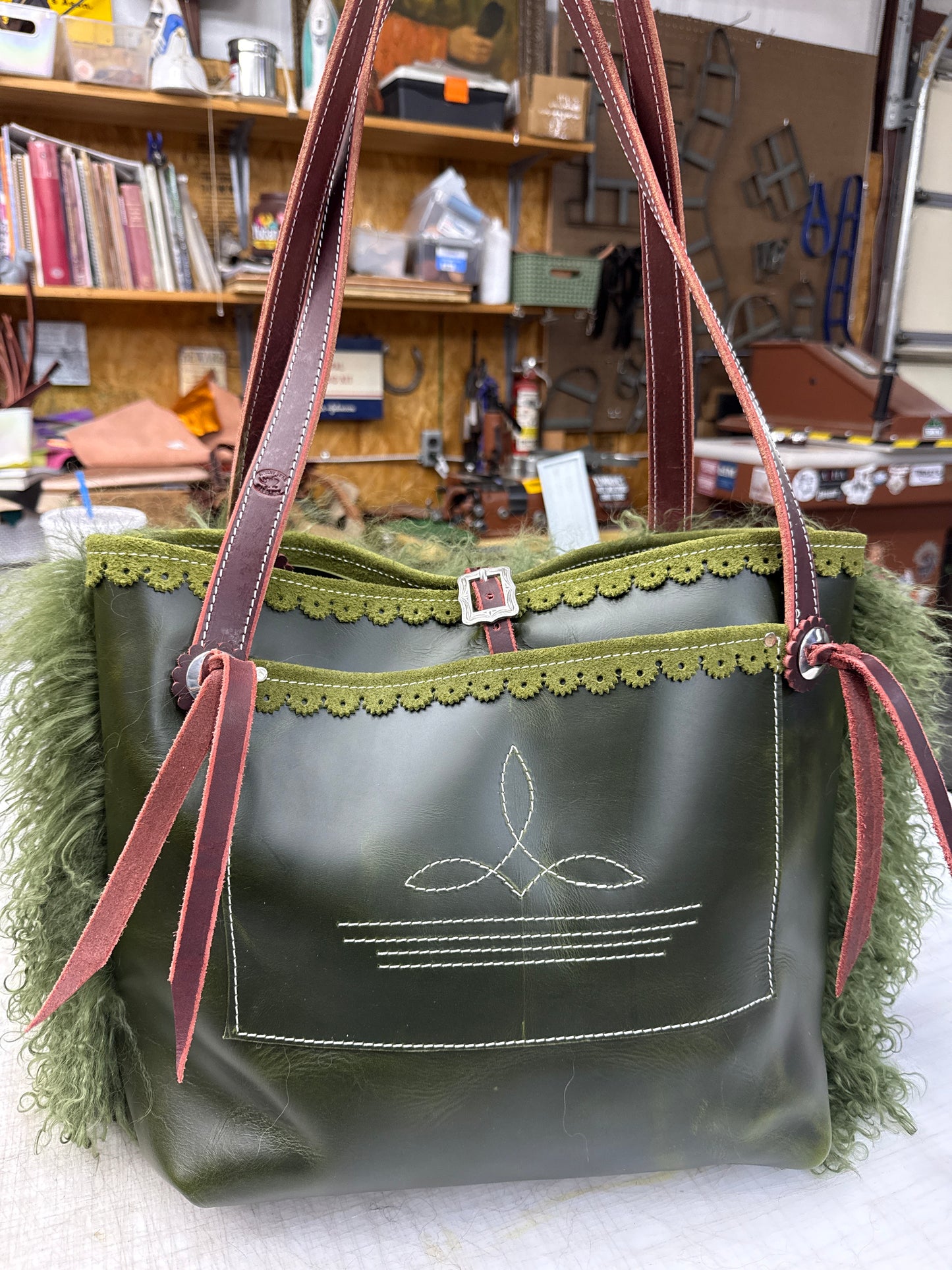 Green Woolie bag!