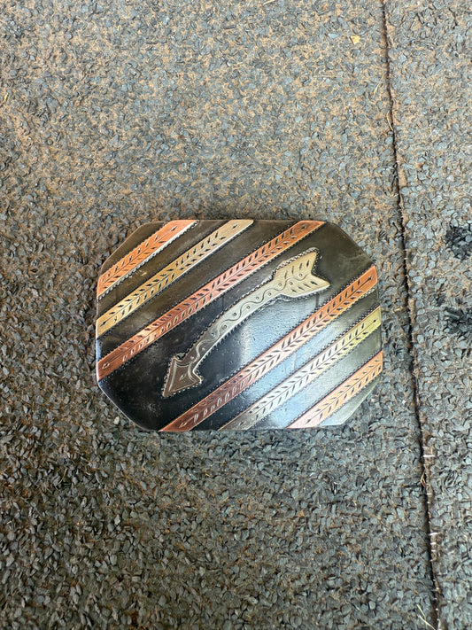 Handmade belt buckle
