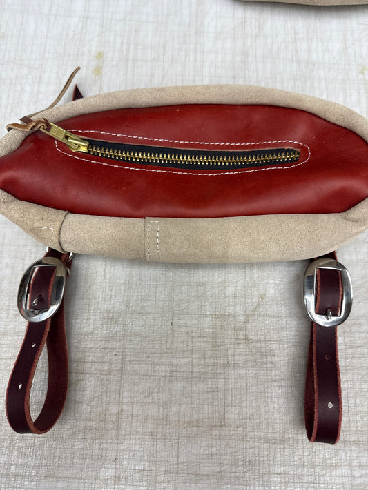 Small red cantle bag
