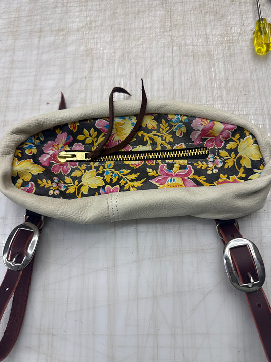 Small black floral bag