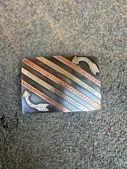 Handmade belt buckle