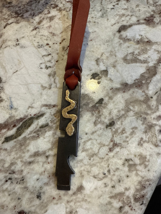 Brass snake EDC tool