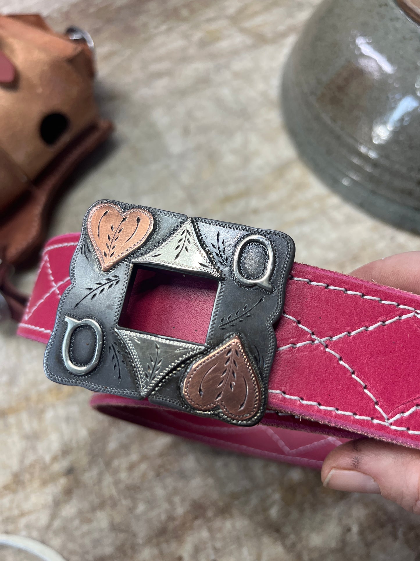 Dan Conway Queen of hearts buckle