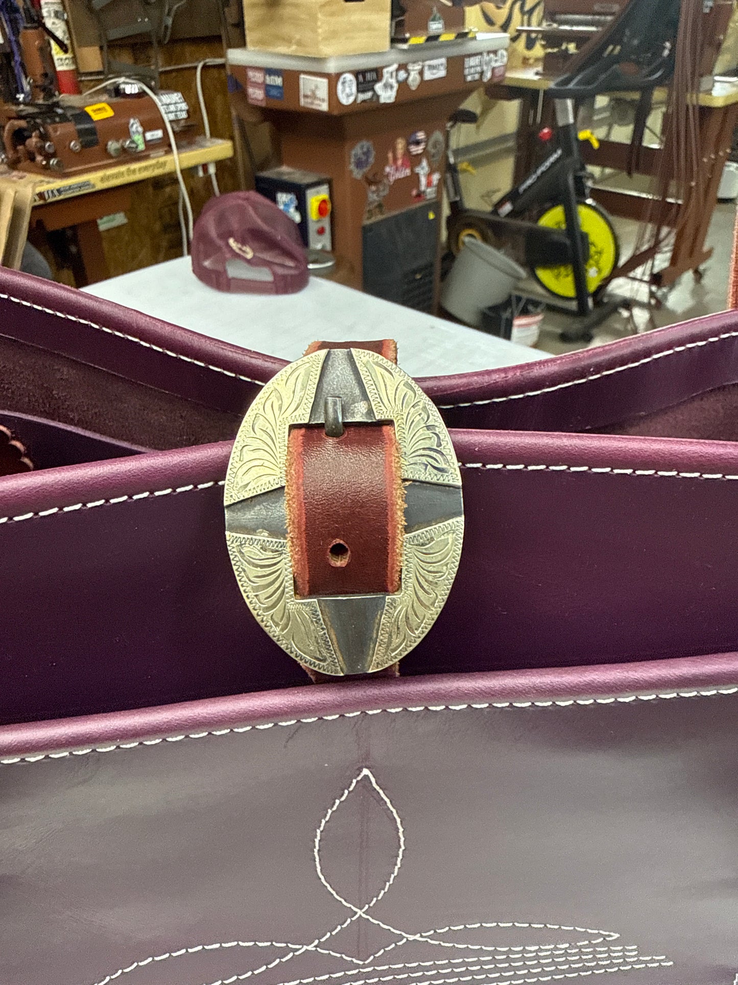 Purple tote