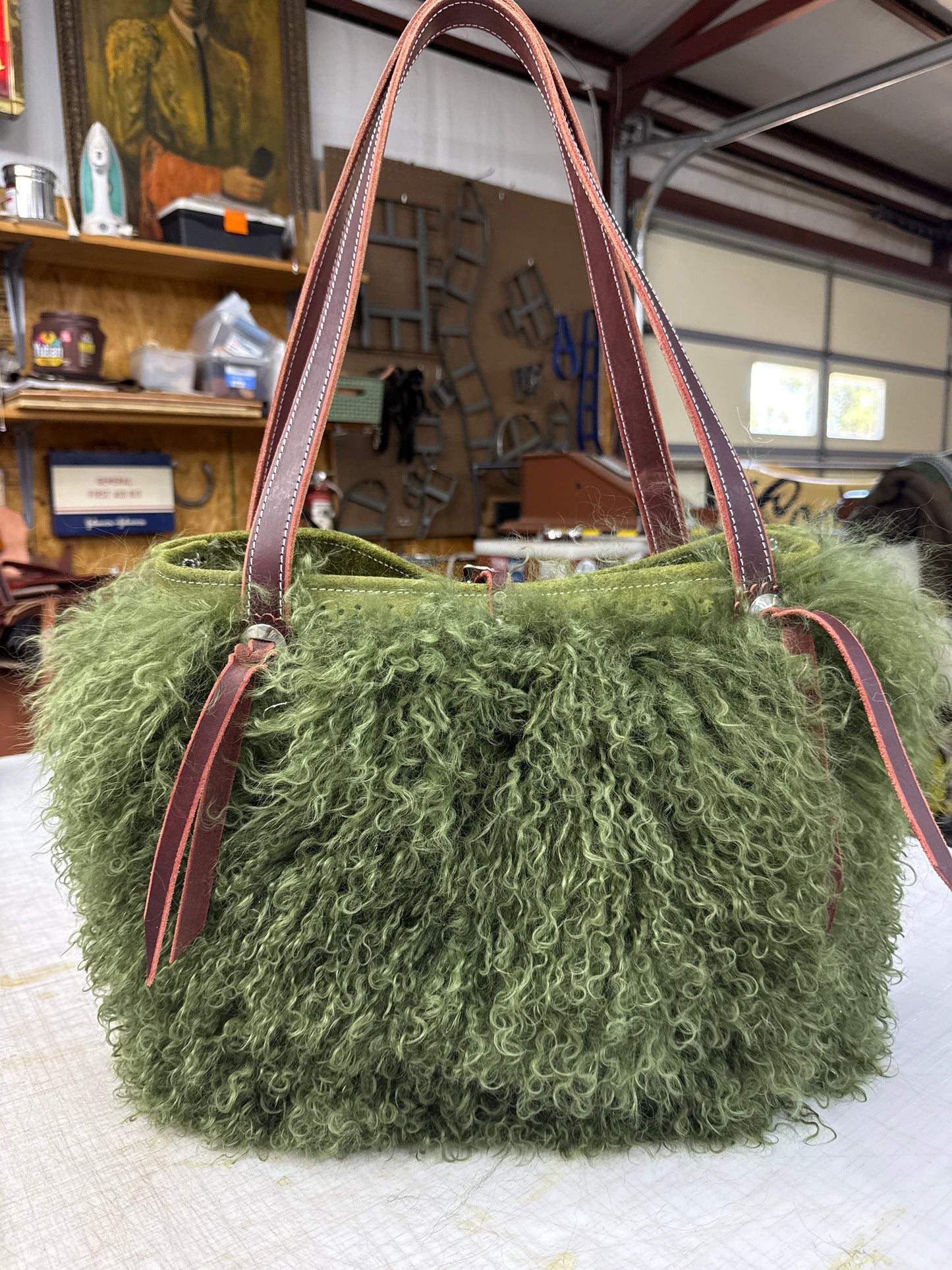 Green Woolie bag!