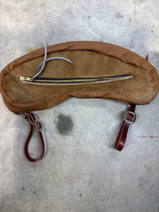 Large brown hair bag