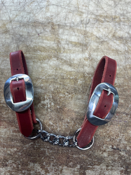 Long stainless buckle curb chain