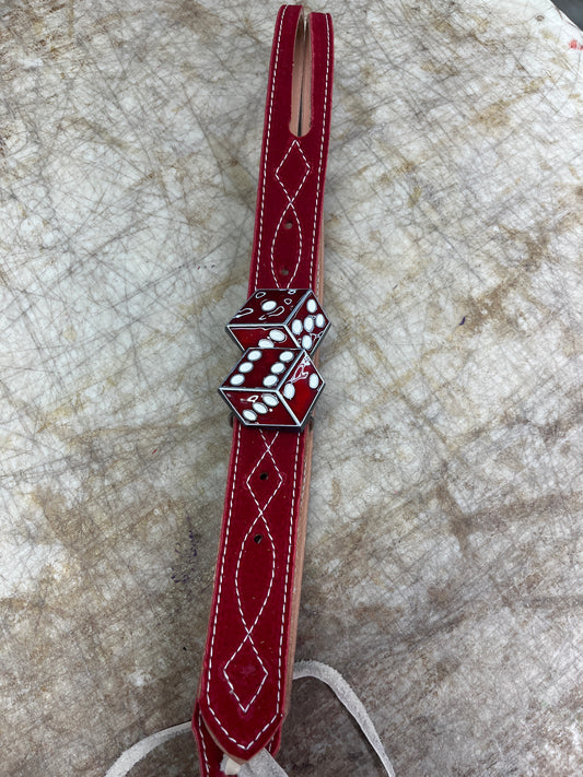 Red dice red headstall