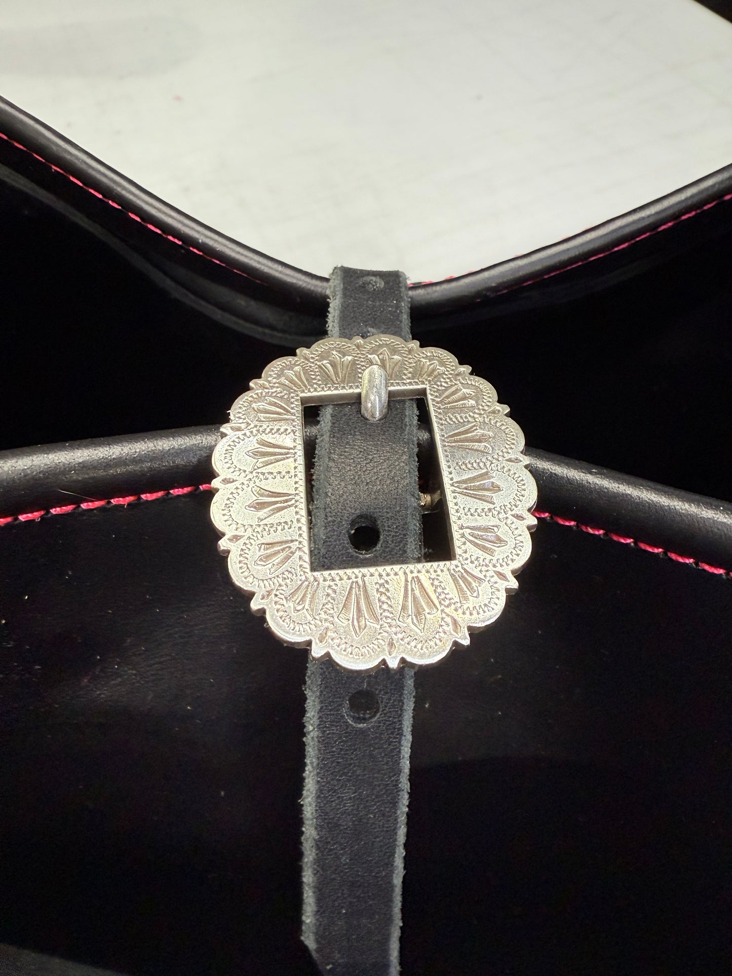 Black and hot pink bag!