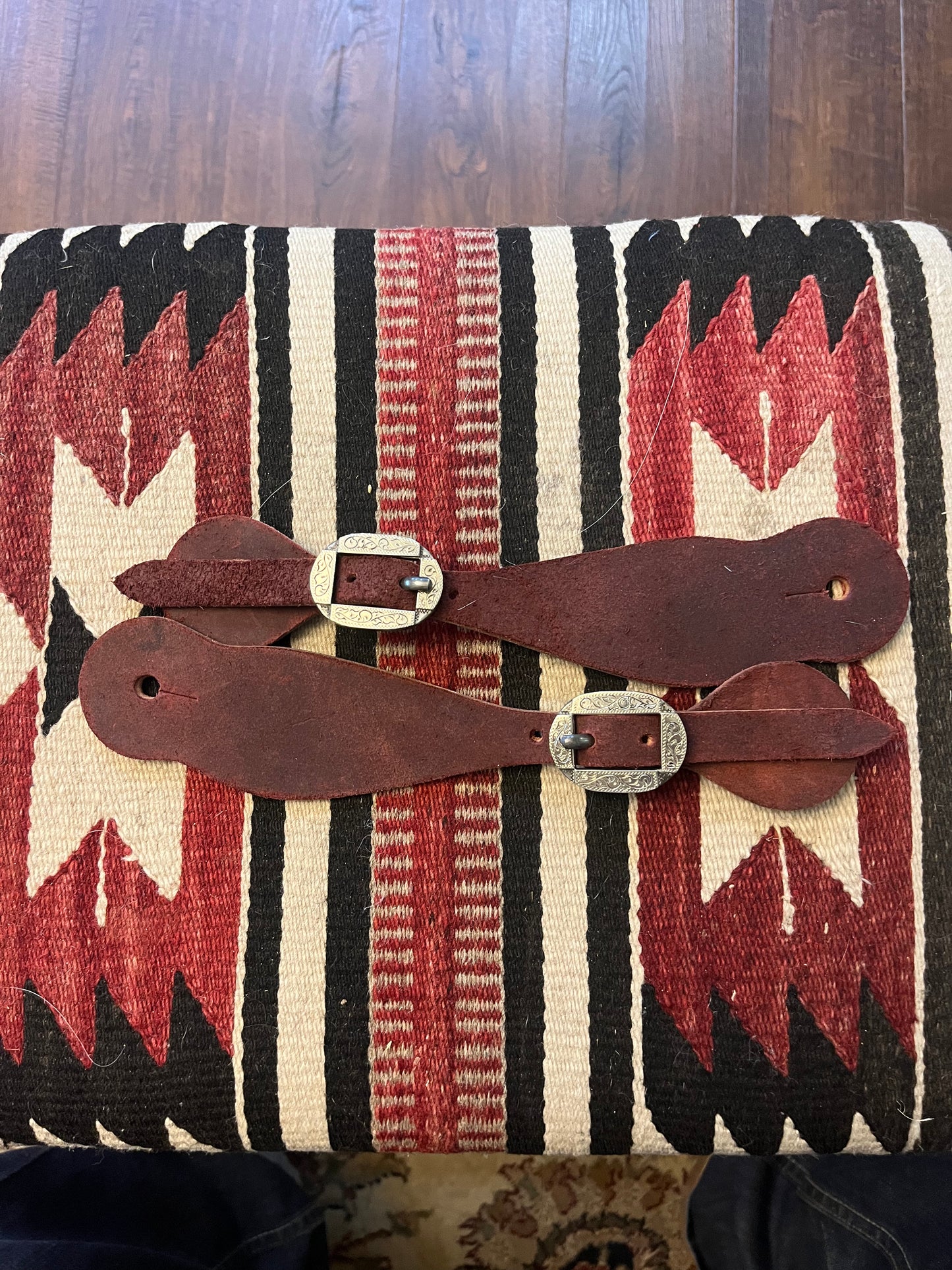 Handmade spur straps