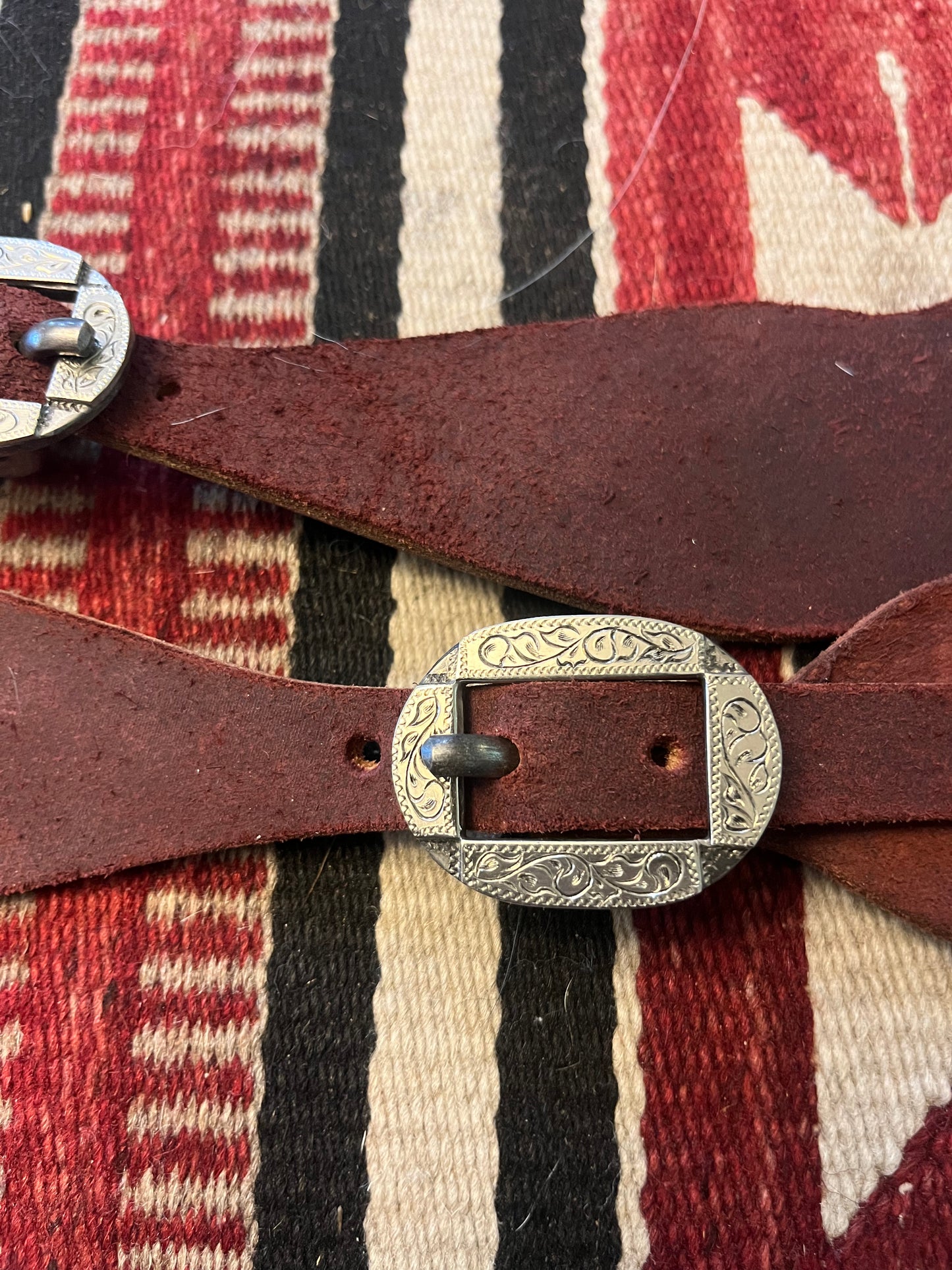 Handmade spur straps