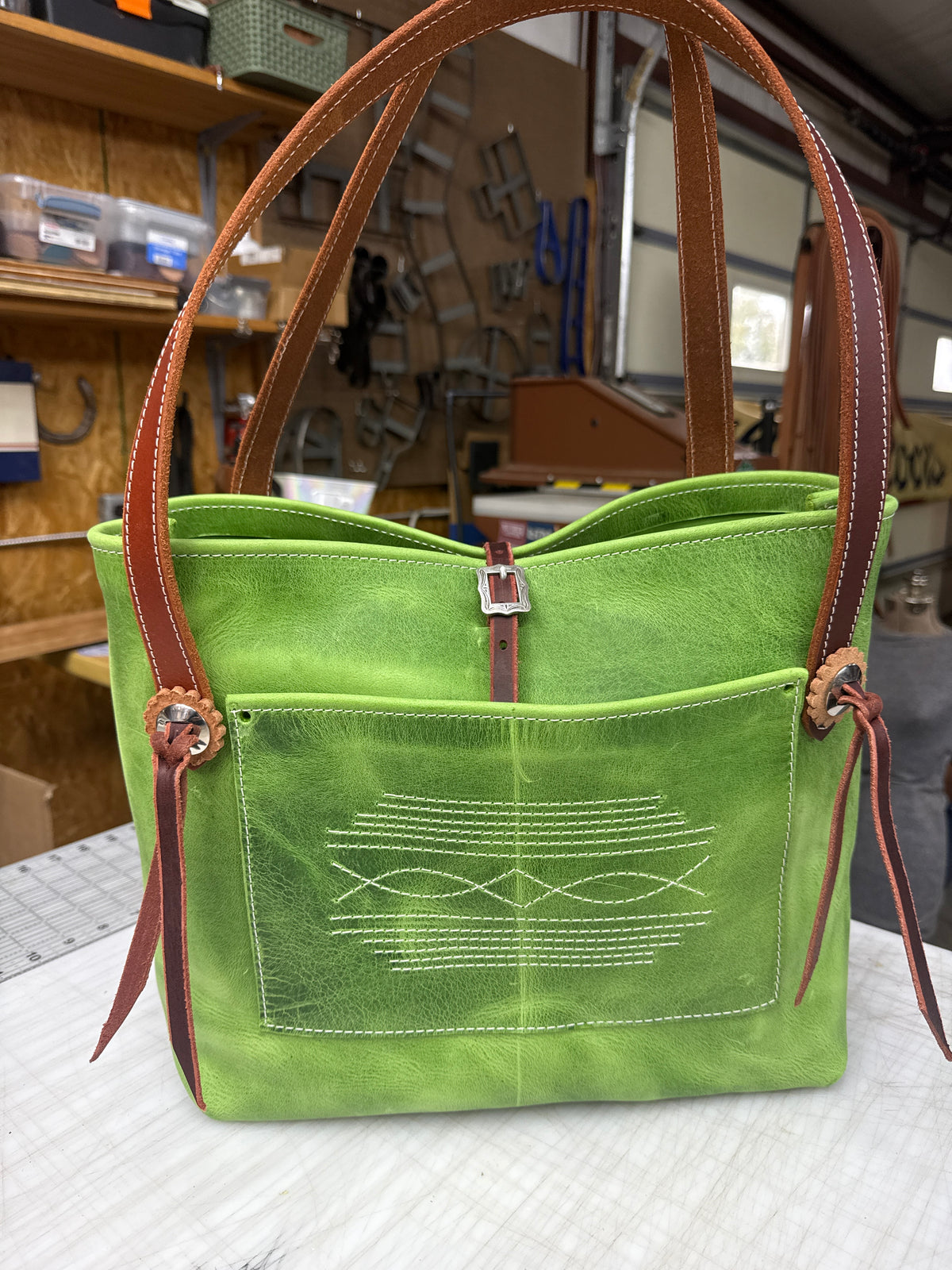 Green tote