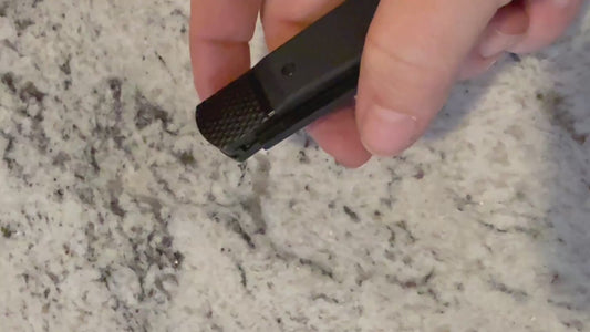 Matte Black Spring Load knife