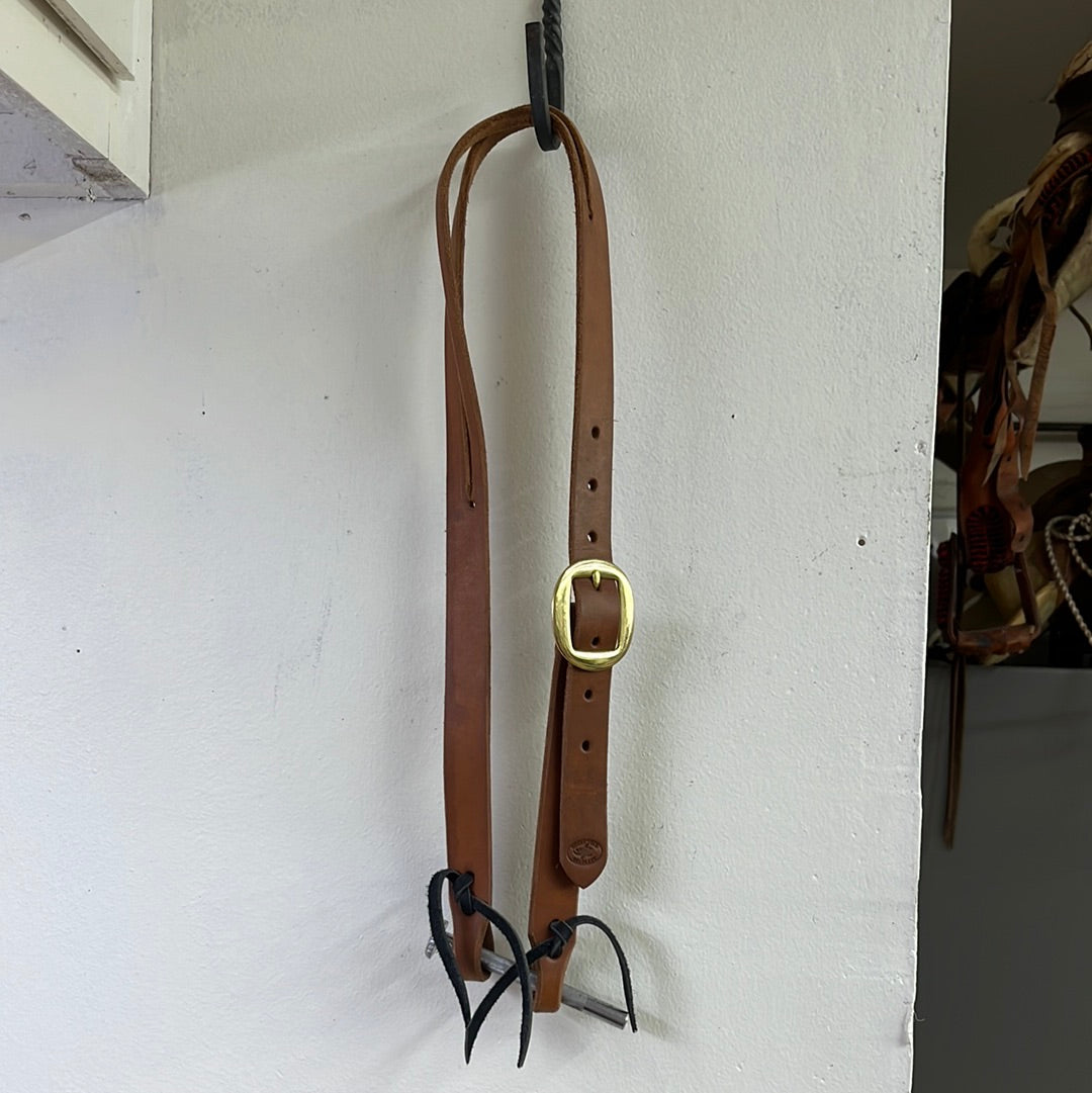 Split Ear Headstall with Brass buckle